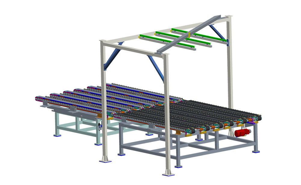 Optical centering conveyor