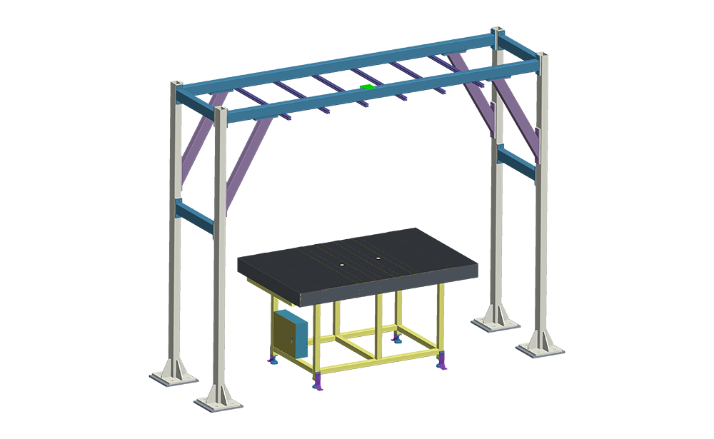 Optical centering station